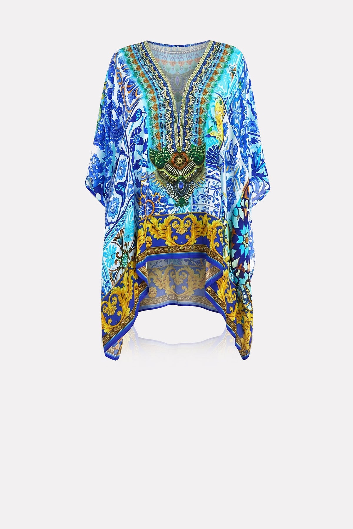 Blue  Women's Kaftan Short