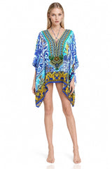 Blue  Women's Kaftan Short