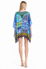 Blue  Women's Kaftan Short