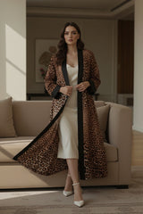 Animal Print Robe