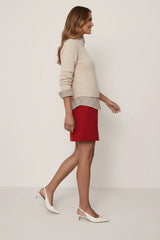 Designer Cranberry Juice Mini Skirt