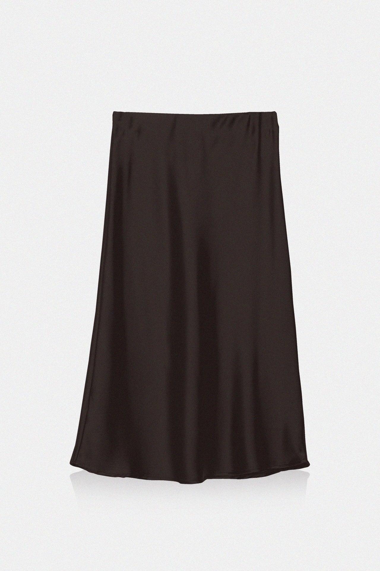 Designer Ground Coffee Ladies Knee Length Skirts
