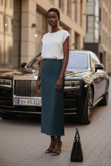 Designer Casual Maxi Skirt