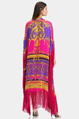 Designer Fringe Kaftan Dress