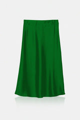Designer Green Medium Length Skirts