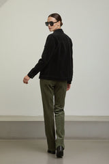 Corduroy Button Down Shirt Top for Women